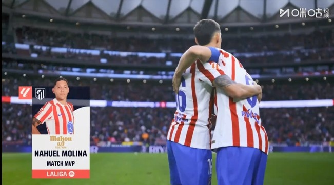 华体会官网入口-世界波制胜！莫利纳当选马竞1-0赫塔费一役全场最佳